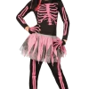Palmer Childrens Pink Skeleton Costume