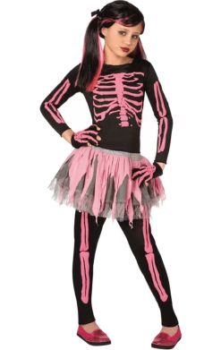 Palmer Childrens Pink Skeleton Costume