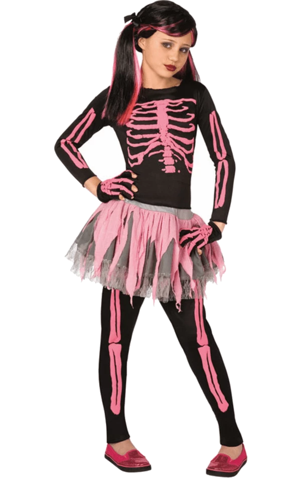 Palmer Childrens Pink Skeleton Costume 3 Palmer Childrens Pink Skeleton Costume
