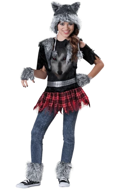 InCharacter Costumes All Themes Tween Miss Werewolf Costume