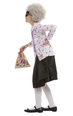 Smiffys All Themes Girls Gangsta Granny Costume