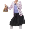 Smiffys All Themes Girls Gangsta Granny Costume