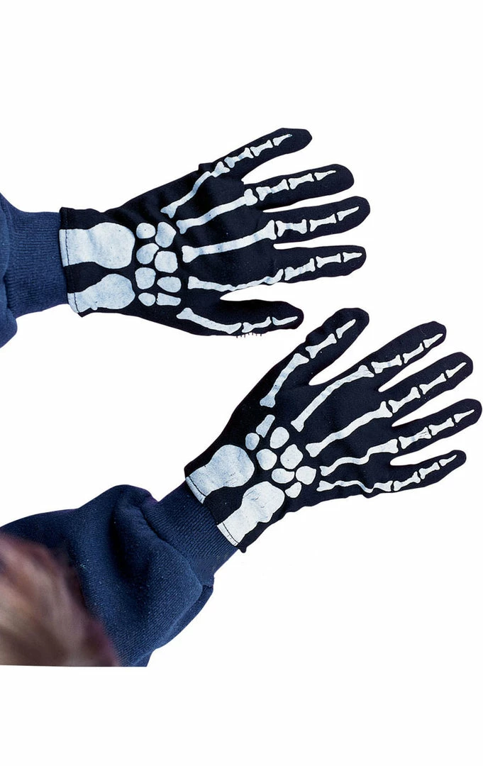 Rubies Kids Skeleton Gloves 3 Rubies Kids Skeleton Gloves