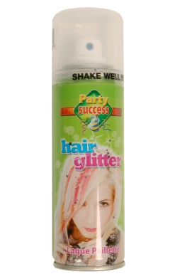 Rubies Silver Glitter Hairspray All Themes