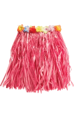 Rubies Hawaiian Skirt (Pink)