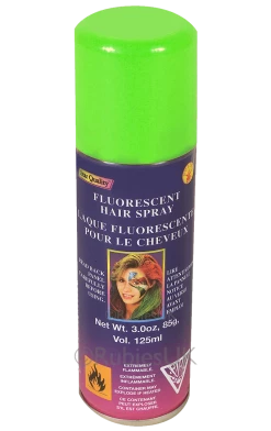Rubies All Themes Green Fluorescent Hair Spray