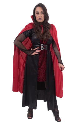 Underwraps All Themes Blood Red Vampire Cape