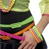 Smiffys Neon Retro Bracelets