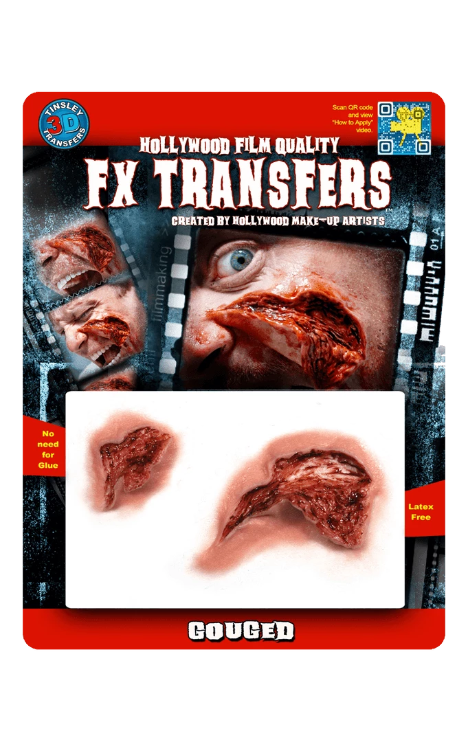 Tinsley Transfers Gouged 3D FX Transfer Tattoo All Themes 3 Tinsley Transfers Gouged 3D FX Transfer Tattoo All Themes