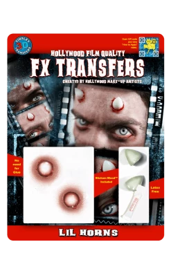 Tinsley Transfers Lil Horns 3D FX Temporary Transfers All Themes