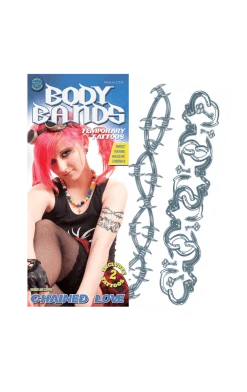 Tinsley Transfers Cuffed Body Band Temporary Tattoo