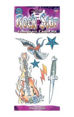 Tinsley Transfers All Themes Rockstar Tattoo Set