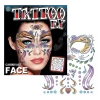 Tinsley Transfers All Themes Carnival Face Temporary Tattoo
