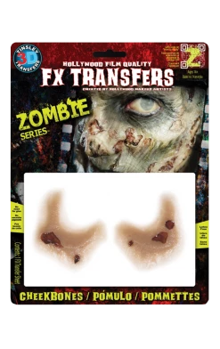 Tinsley Transfers Zombie Hollowed Cheekbones FX Transfers