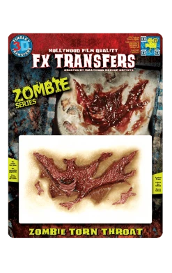 Tinsley Transfers Zombie Torn Throat FX Transfer All Themes