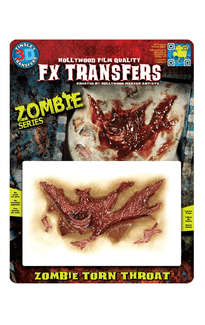 Tinsley Transfers Zombie Torn Throat FX Transfer All Themes 3 Tinsley Transfers Zombie Torn Throat FX Transfer All Themes