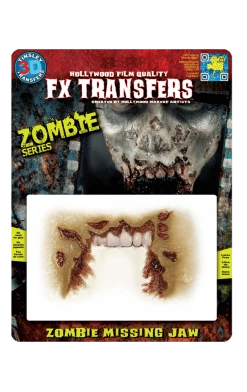 Tinsley Transfers Zombie Missing Jaw FX Transfer