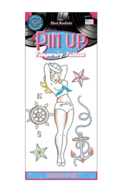 Tinsley Transfers Sailor Pin Up Tattoo Transfer