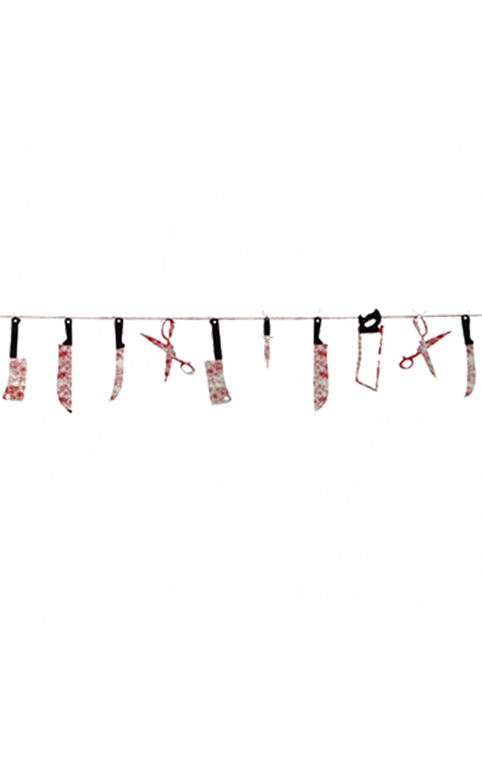 Amscan All Themes Bloody Weapon Garland Bunting 3 Amscan All Themes Bloody Weapon Garland Bunting