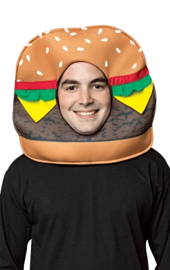 Rasta Imposta Cheeseburger Novelty Headpiece Accessory