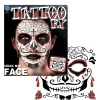 Tinsley Transfers All Themes Day Of The Dead Face Tattoo Transfer