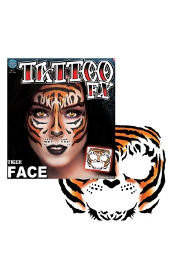 Tinsley Transfers Tiger Face Tattoo Transfer All Themes
