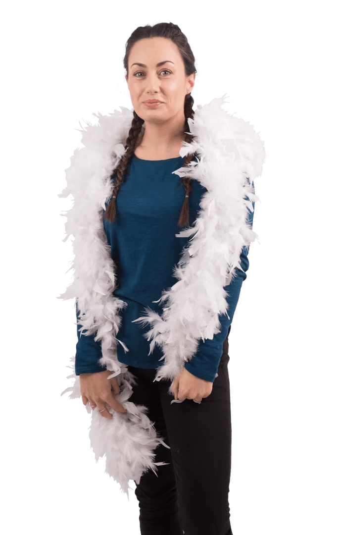 Bristol Novelty White Feather Boa Accessory 3 Bristol Novelty White Feather Boa Accessory