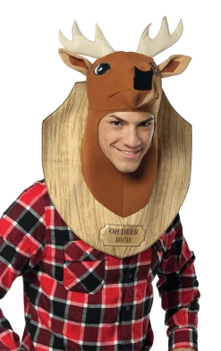 Rasta Imposta Adults Trophy Head Deer Hat All Themes