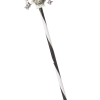California Costumes White Jester Staff Accessory All Themes 2 California Costumes White Jester Staff Accessory All Themes