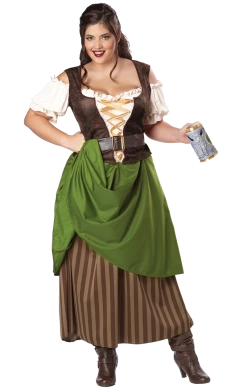California Costumes Adult Tavern Maiden Costume (Plus Size)