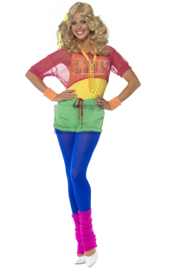 Smiffys 80s Let's Get Physical Costume