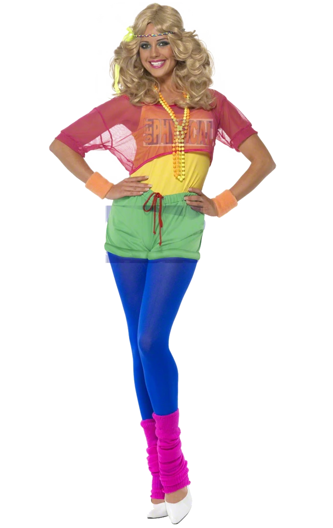 Smiffys 80s Let's Get Physical Costume 3 Smiffys 80s Let's Get Physical Costume