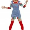 Smiffys All Themes Adult Miss Chucky Halloween Costume