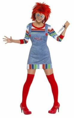 Smiffys All Themes Adult Miss Chucky Halloween Costume