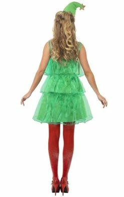 Smiffys Womens Tutu Christmas Tree Costume