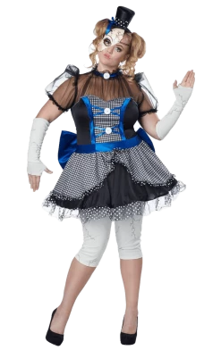 California Costumes Twisted Doll (Plus Size) Costume All Themes
