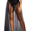 Dreamgirl Sheer Tie Front Skirt Costume All Themes
