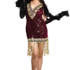 Dreamgirl All Themes Sparkly 1920s Flapper Dress Costume (Plus Size)