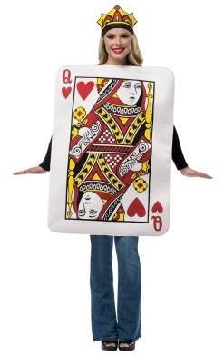 Rasta Imposta Queen Of Hearts Card Fancy Dress