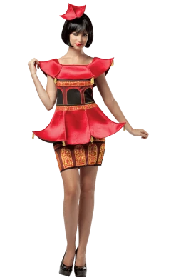 Rasta Imposta All Themes Ladies Asian Pagoda Dress Costume