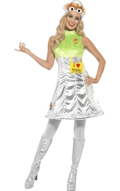 Smiffys Womens Sesame Street Oscar Costume All Themes