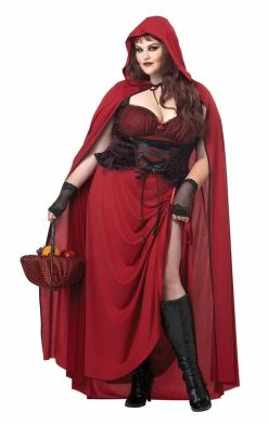 California Costumes Dark Red Riding Hood Costume (Plus Size) All Themes
