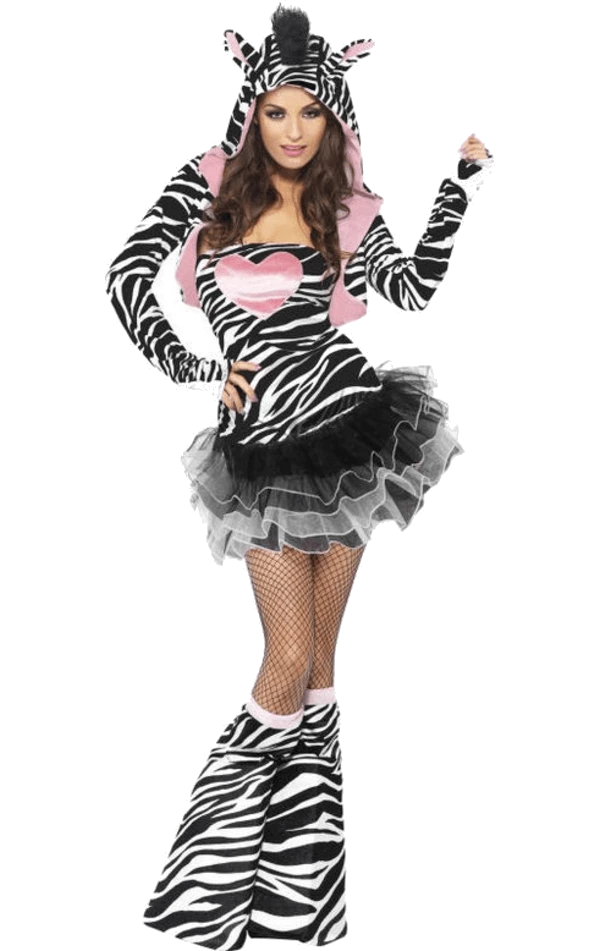 Smiffys Fever Zebra Costume 3 Smiffys Fever Zebra Costume