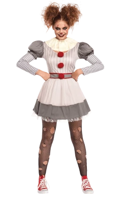 Leg Avenue Womens Creepy Clown All Themes