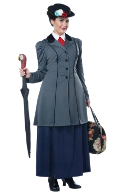 California Costumes All Themes Womens Mary Poppins Plus Size Costume