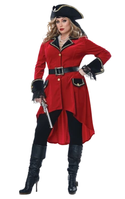 California Costumes Womens Plus Size Captain Hook Costume All Themes