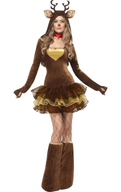 Smiffys Fever Reindeer Costume