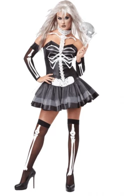 California Costumes Skeleton Masquerade Costume
