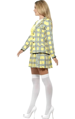 Smiffys Adult Yellow Clueless Cher Costume