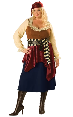 InCharacter Costumes All Themes Womens Plus Size Pirate Beauty Costume